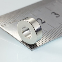 Neodymový magnet medzikružie pr.11,5x pr.5,5x4 N 80 °C, VMM4-N30