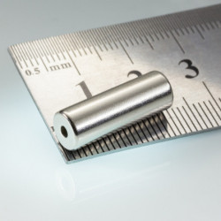Neodymový magnet medzikružie pr.7x pr.2x20 N 80 °C, VMM4-N35