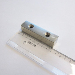 Neodymový magnet hranol 80x20x20xR98,5 N 80 °C, VMM10-N50