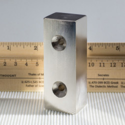 Neodymový magnet hranol 80x30x25 N 80 °C, VMM10