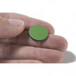 Vyrez z magnetickej fólie pr. 15 mm zelený