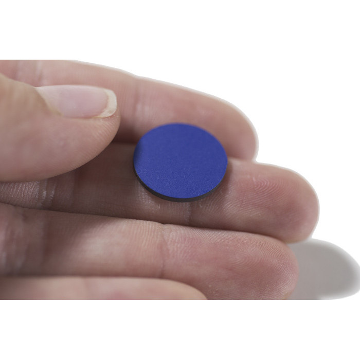 Vyrez z magnetickej fólie pr. 15 mm modrý