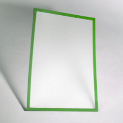Magnetická kapsa A4 s rámčekom - zelený
