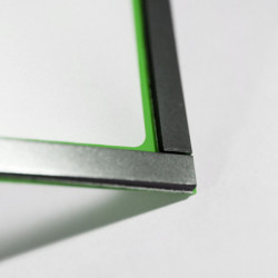 Magnetická kapsa A3 s rámčekom - zelený