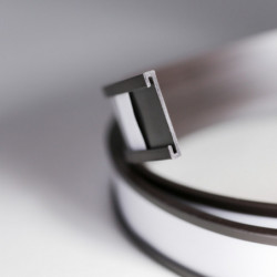Magnetický štítok šírky 20 mm (mag. c-profil + papierový štítok + PVC fólia)
