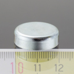 Magnetická šošovka pr. 20 x výška 6 mm, bez závitu