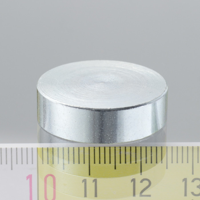 Magnetická šošovka pr. 25 x výška 7 mm, bez závitu