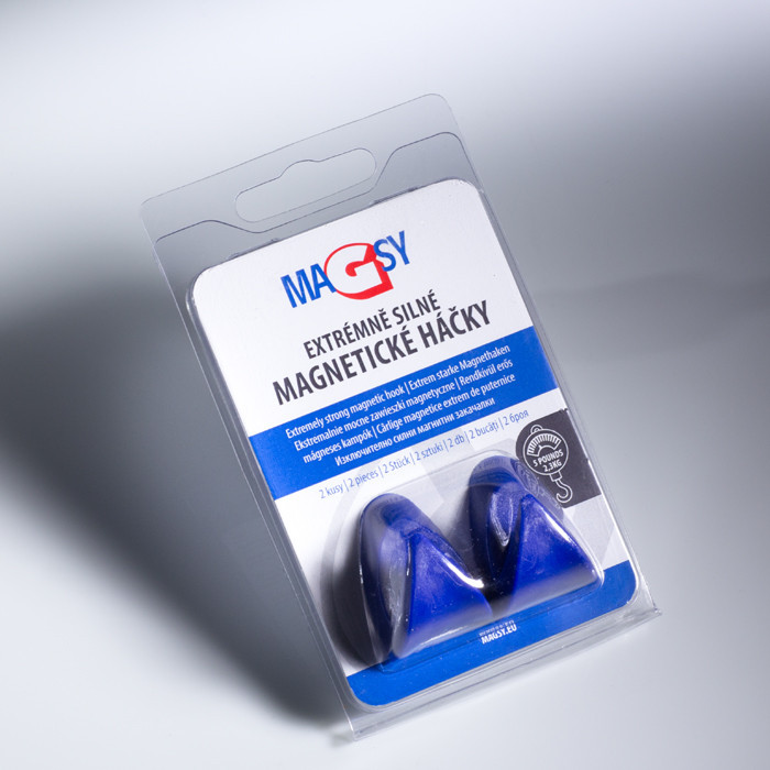 Magnetické háčiky 2 ks - komerčné balenie