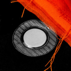 Prišívací magnet NdFeB pr.18 x 2 mm s kruhovým PVC krytom