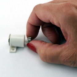Nábytkársky magnet staviteľný s neodymovým magnetom - biely - komerčné balenie