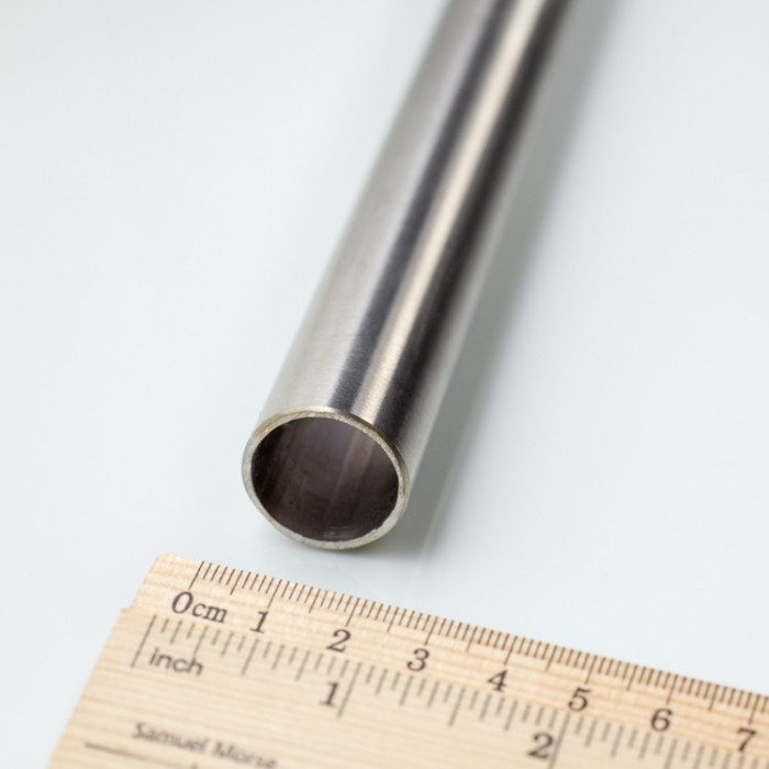 Nerezová oceľ trubka pr. 22 x 1,5 mm zváraná, dĺžka 1 m - 1.4301