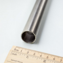 Nerezová oceľ trubka pr. 25 x 1,5 mm zváraná, dĺžka 1 m - 1.4301