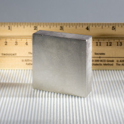 Neodymový magnet hranol 50x50x15 N 80 °C, VMM4-N35