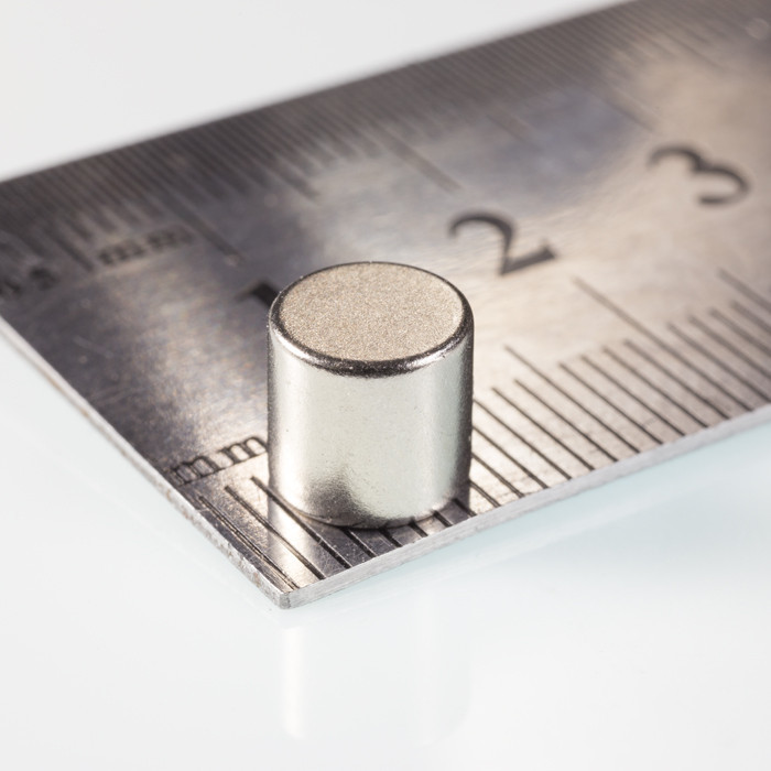 Neodymový magnet valec pr.7x7&nbsp_N 80 °C, VMM7-N42