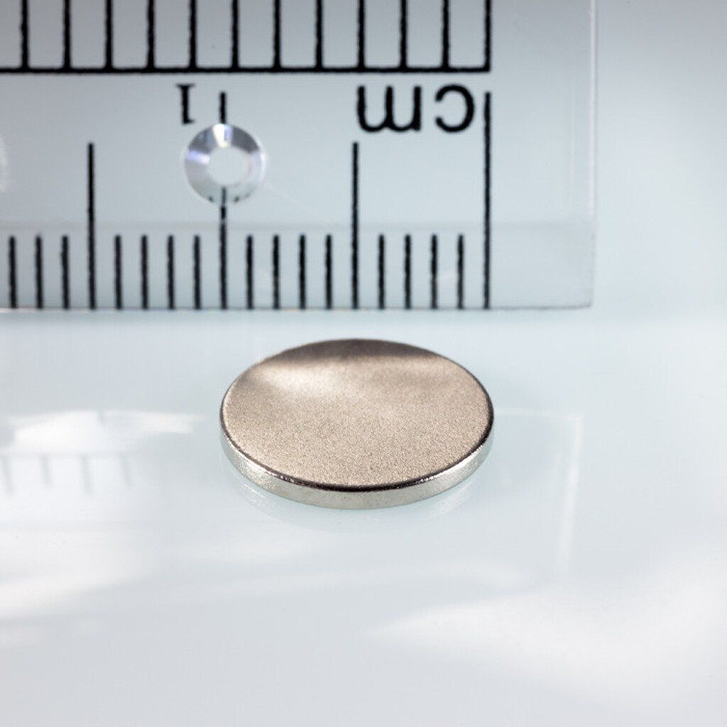 Neodýmový magnet valec priemer 10x1,5 mm na presnejšiu prácu a menšie plochy