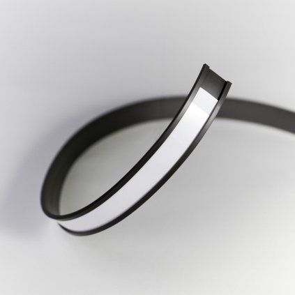Magnetický štítok široký 20 mm s papierovým pásikom a priehľadnou ochrannou fóliou