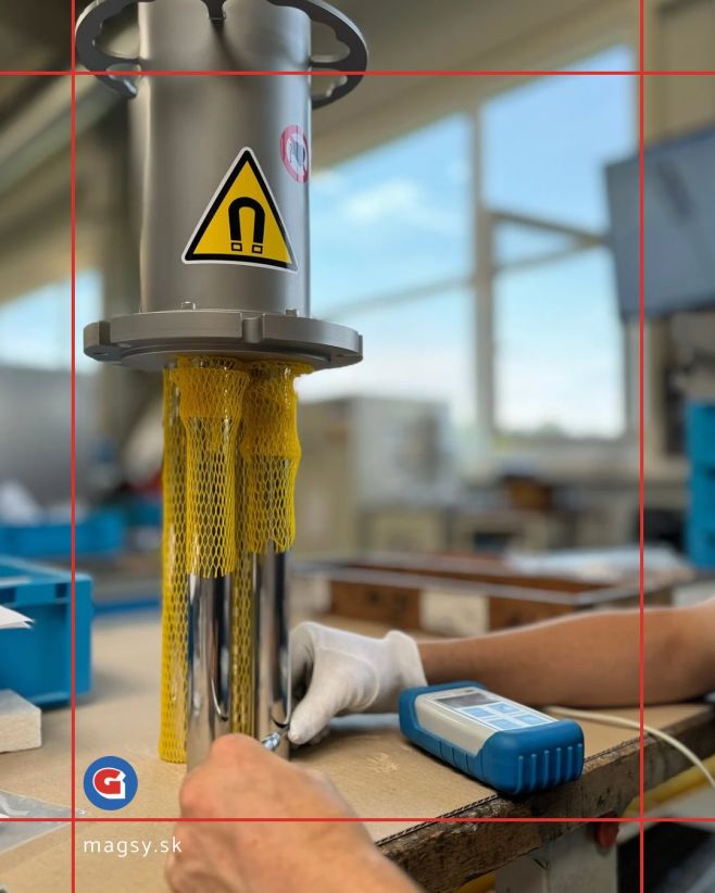 Dnes vám priblížime, ako meriame magnetickú silu (indukciu) na magnetickej tyči v separátore. Magnetická sila je...