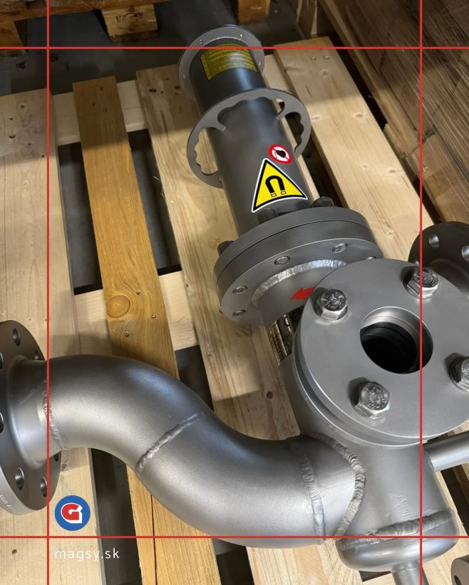 Náhľad nášho prietokového magnetického separátora 🧲 Toto je magnetický separátor pre kvapalné zmesi s ručným čistením. Je...